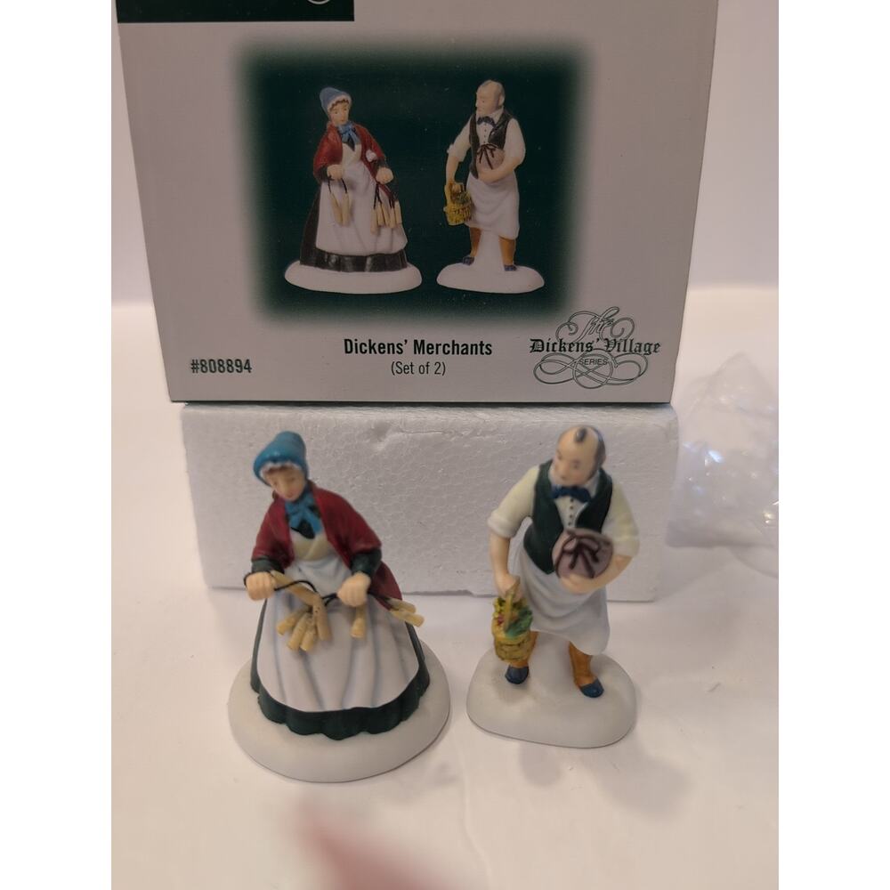 Department 56 Heritage Village Dickens Merchants Figurines Butcher Candlestick 2